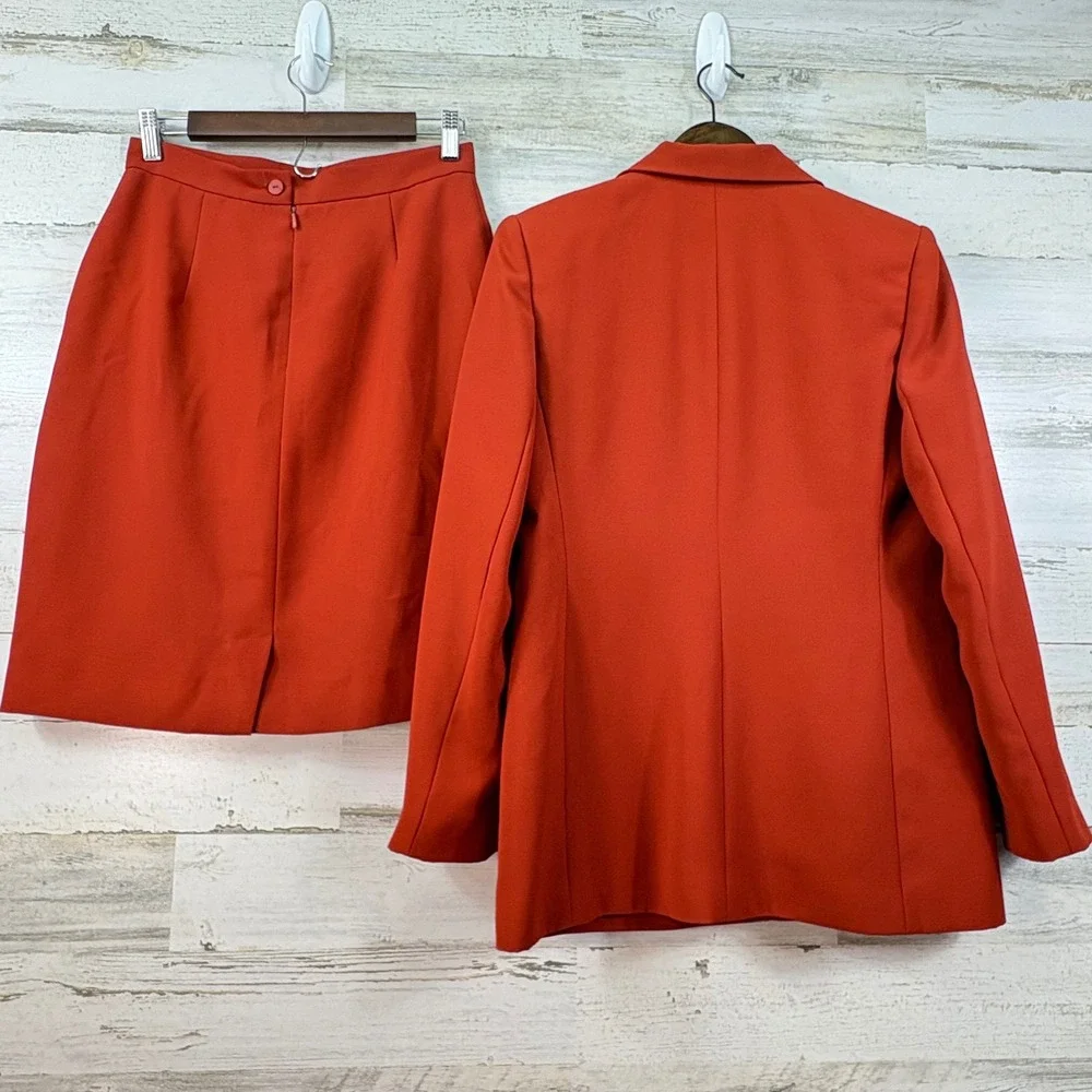Oleg Cassini vibrant burnt